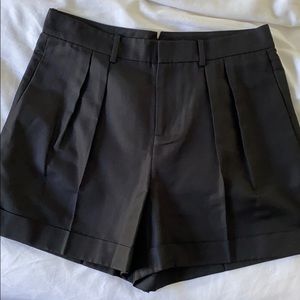 Ralph Lauren Black Pleated Dress Shorts size 8